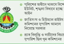 র্যাব বিলুপ্তির পথে সরকার, পুলিশের অধীনে ‘এসআরএফ/এসআরবি’ গঠনের প্রস্তাব র্যাব বিলুপ্তির পথে সরকার, পুলিশের অধীনে ‘এসআরএফ/এসআরবি’ গঠনের প্রস্তাব