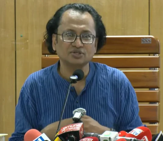 পলায়নকালে ইমিগ্রেশন আইন ভঙ্গের দায়ে শেখ হাসিনার বিরুদ্ধে মামলা হবে: তথ্য উপদেষ্টা ডা. জাহেদ উর রহমান পলায়নকালে ইমিগ্রেশন আইন ভঙ্গের দায়ে শেখ হাসিনার বিরুদ্ধে মামলা হবে: তথ্য উপদেষ্টা ডা. জাহেদ উর রহমান
