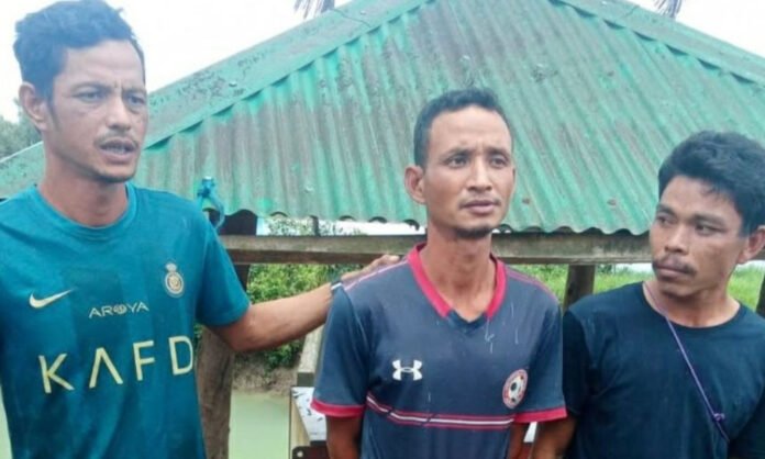 mianmar টেকনাফে অনুপ্রবেশের সময় মিয়ানমারের সেনাসদস্যসহ ৩ জন আটক