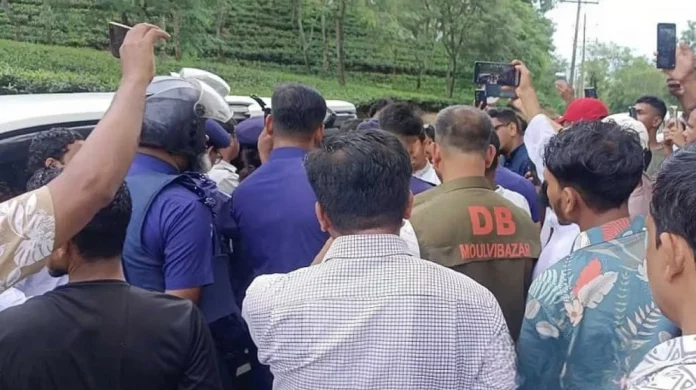 শ্রীমঙ্গলে আটকে দেওয়া হলো এনসিপির নেতাদের গাড়িবহর, হবিগঞ্জে উত্তেজনা
