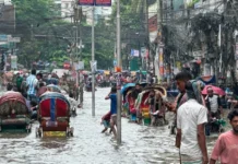 আগামী ৪৮ ঘণ্টায় ৭ বিভাগে ভারী বৃষ্টির সতর্কতা, ঢাকায় জলাবদ্ধতার আশঙ্কা আগামী ৪৮ ঘণ্টায় ৭ বিভাগে ভারী বৃষ্টির সতর্কতা, ঢাকায় জলাবদ্ধতার আশঙ্কা