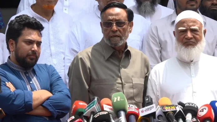 ১১ দলীয় জোটের রাষ্ট্রপতি প্রার্থী কর্নেল (অব.) অলি আহমদ